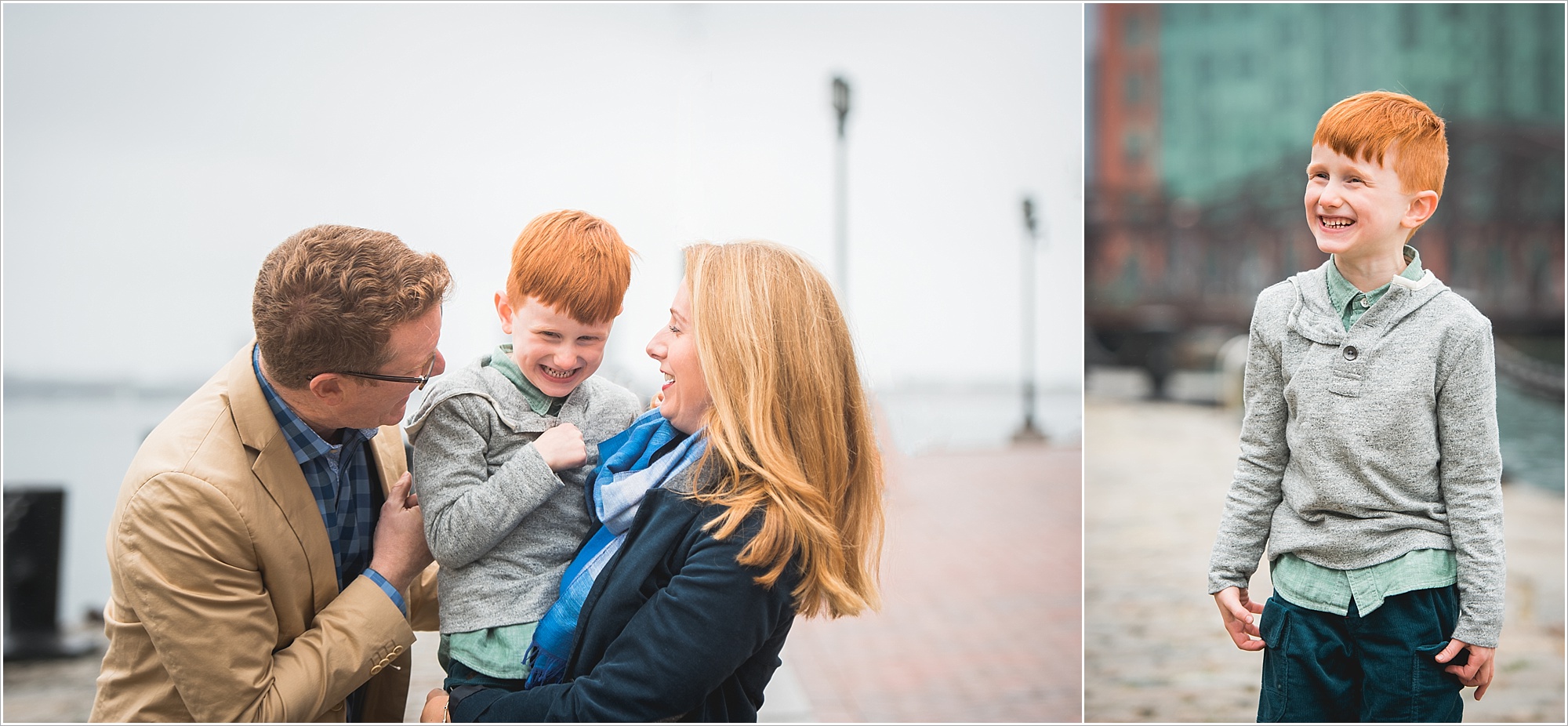 Boston Courthouse waterfront family session