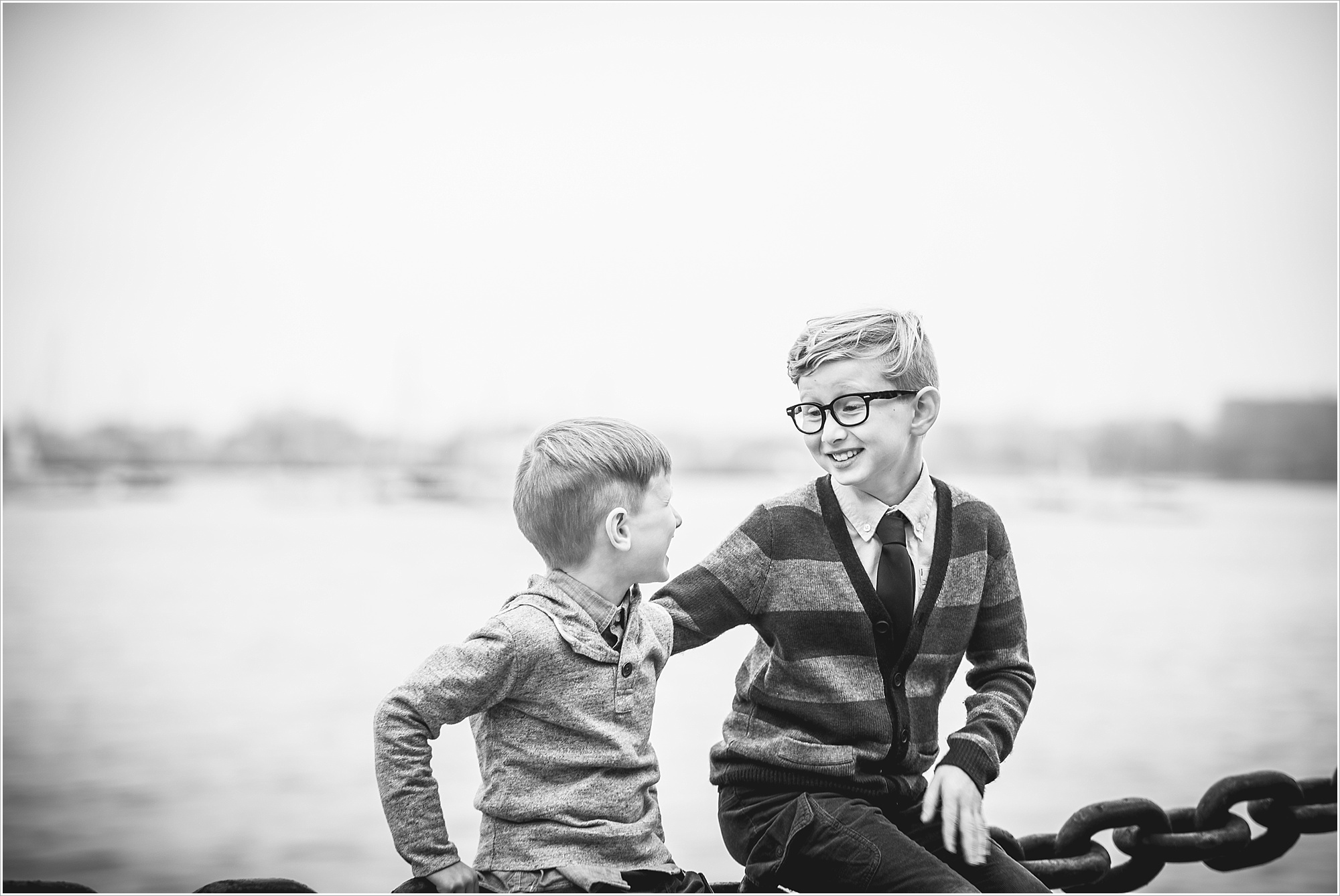 Boston Courthouse waterfront family session